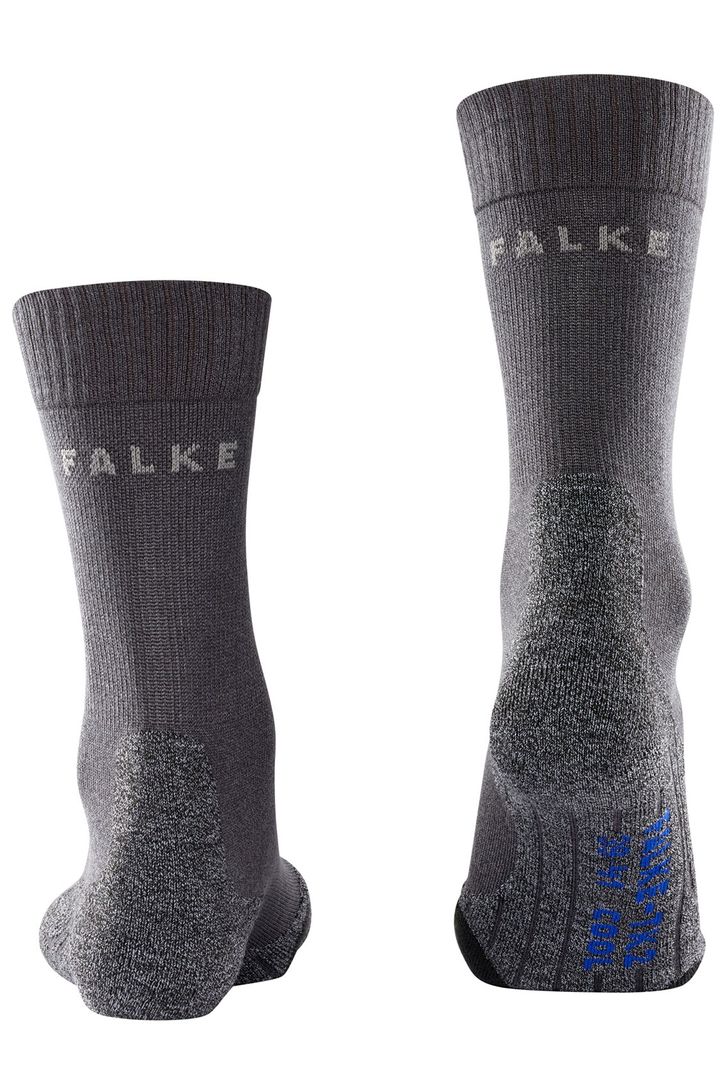 Falke sokken grijs effen normale fit