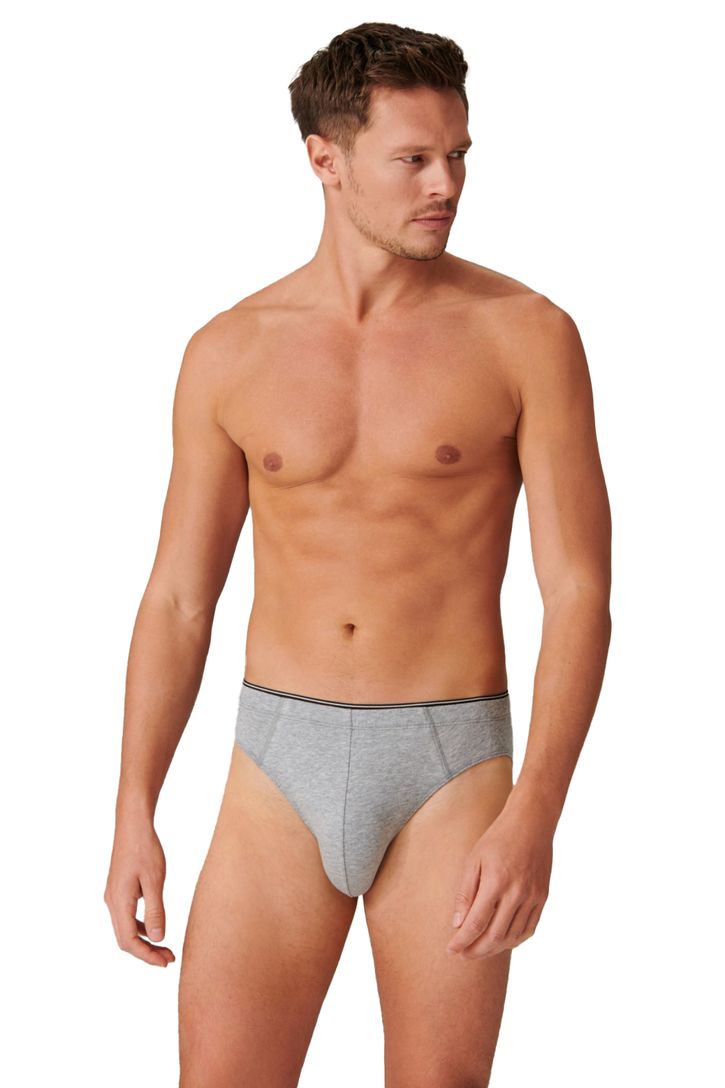 Grijze slip supermini Schiesser 95/5