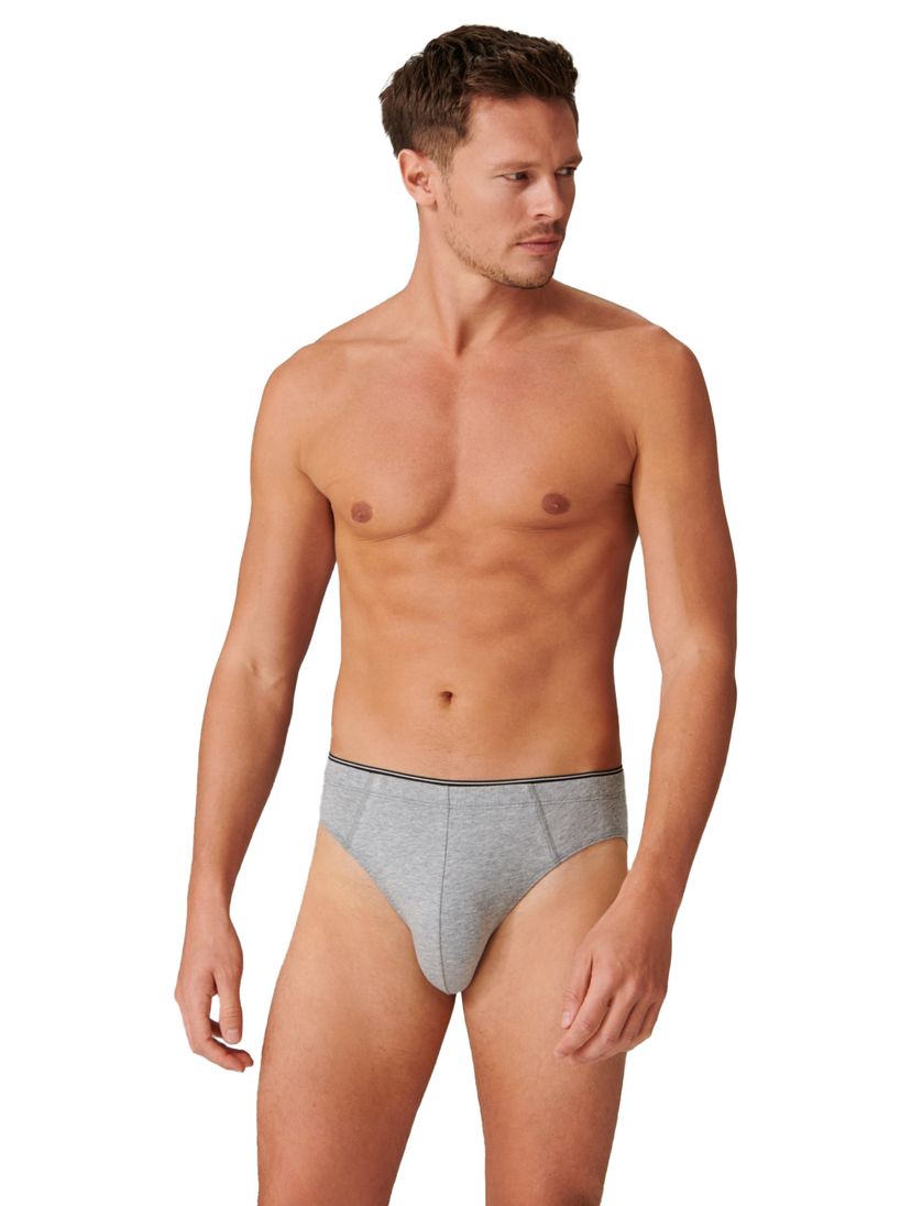 Grijze slip supermini Schiesser 95/5