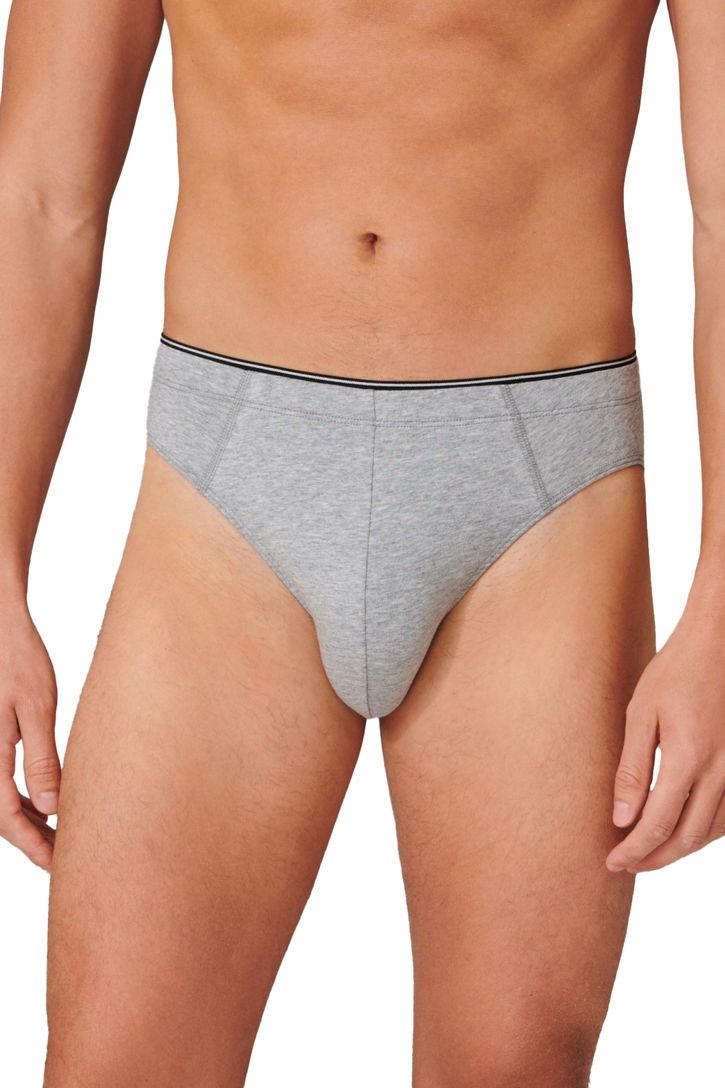 Grijze slip supermini Schiesser 95/5