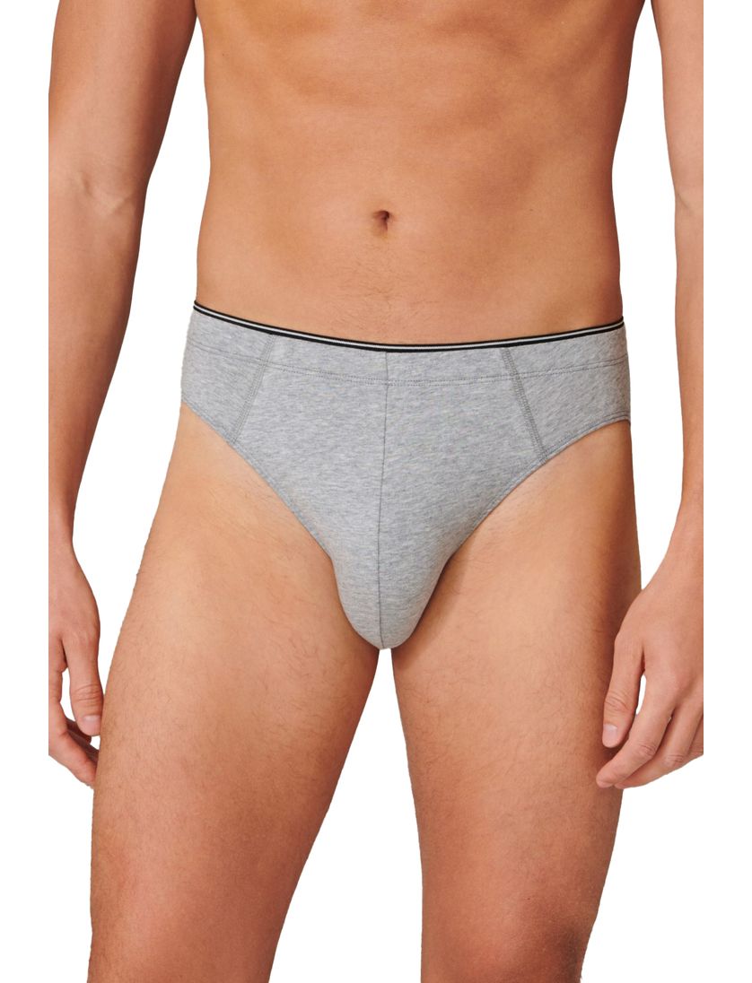 Grijze slip supermini Schiesser 95/5