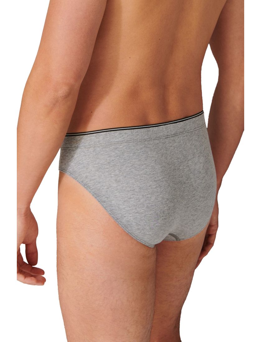 Grijze slip supermini Schiesser 95/5