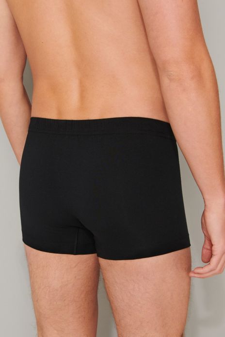 Zwarte boxershorts 3-pack Schiesser 95/5 katoen