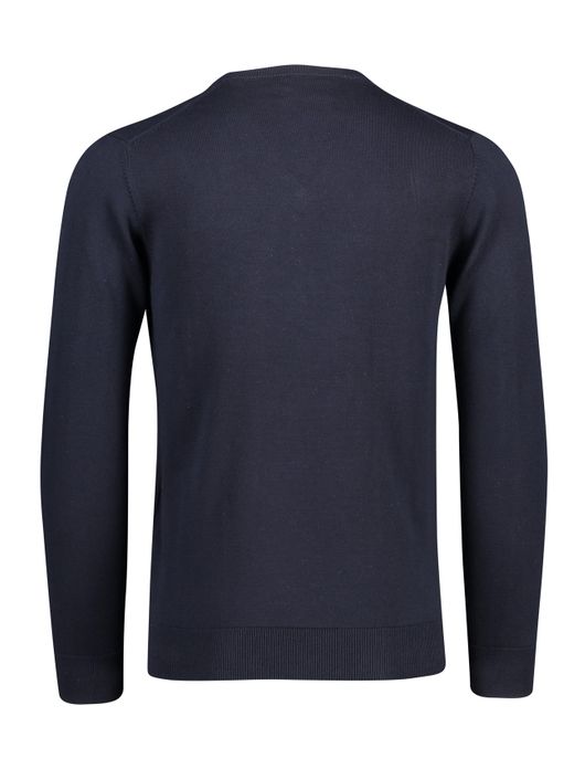 Gant trui nachtblauw v-hals