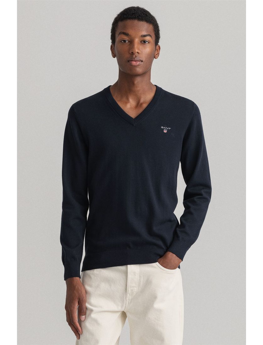 Pullover Gant donkerblauw