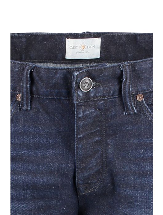 Navy broek Cast Iron Riser slim fit