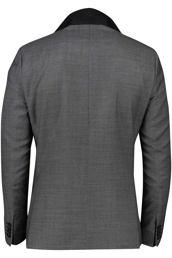 Roy Robson colbert slim fit grijs mix & match wol