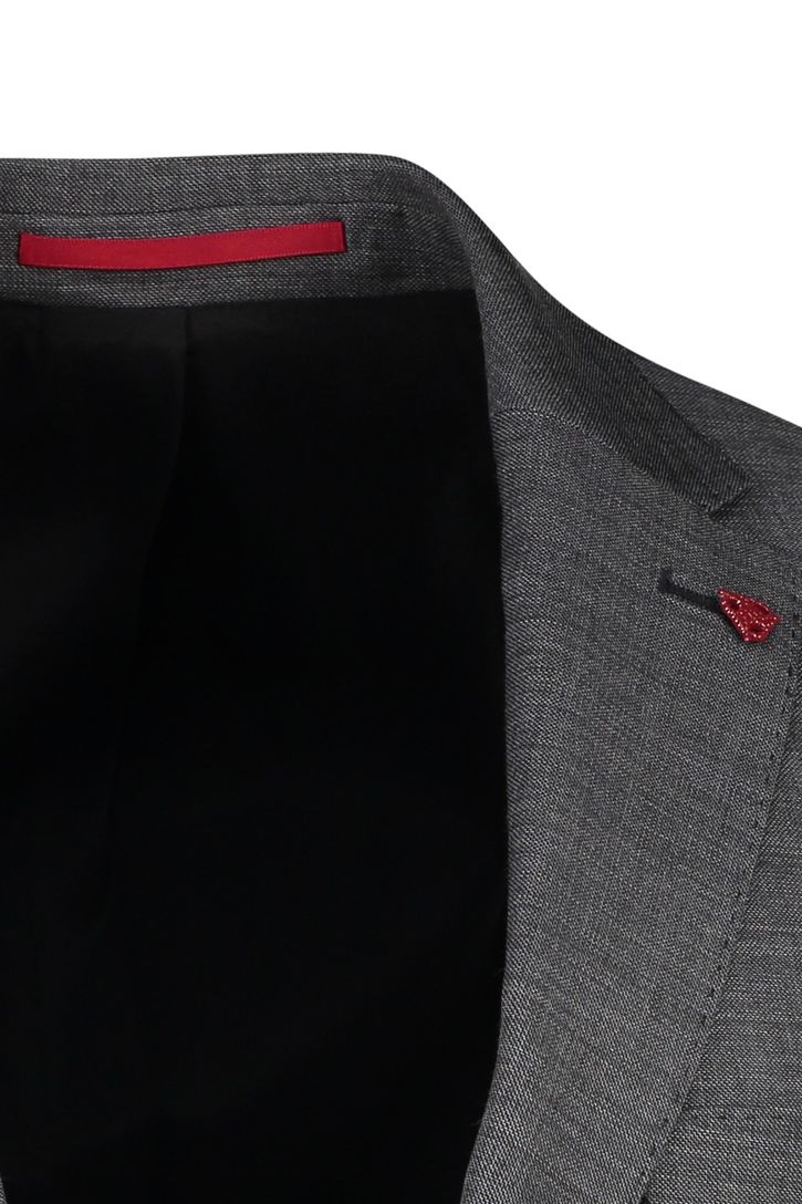 Roy Robson colbert slim fit grijs mix & match wol