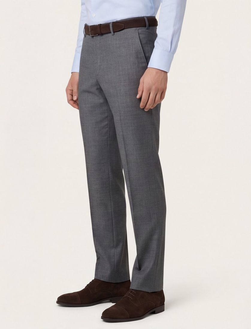 Roy Robson pantalon wol grijs Mix&Match