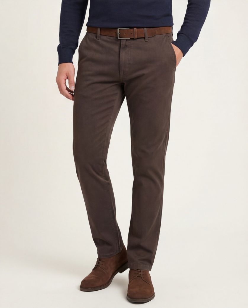Bruine pantalon M.E.N.S. Madison-U