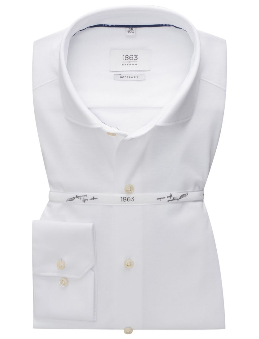 Eterna Modern Fit overhemd spierwit