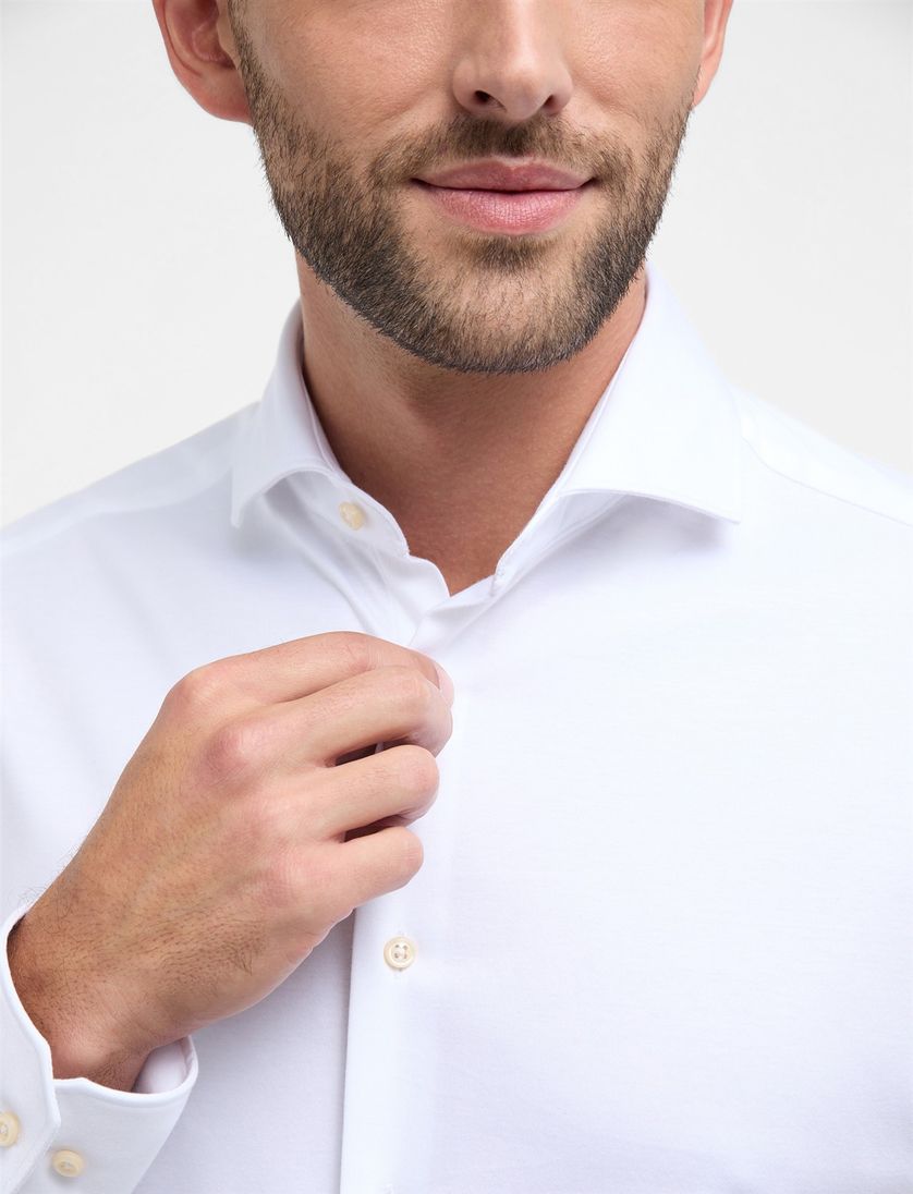 Eterna Modern Fit overhemd spierwit