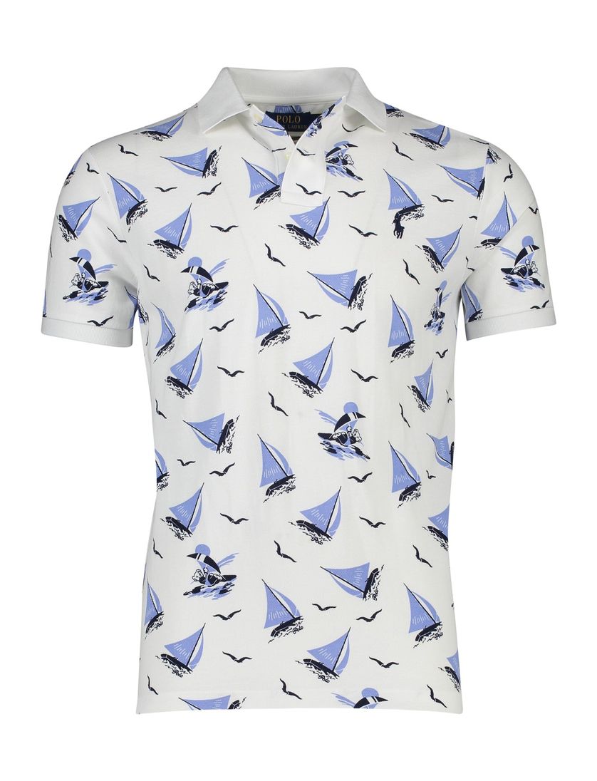 Ralph Lauren polo Custom Slim Fit met print