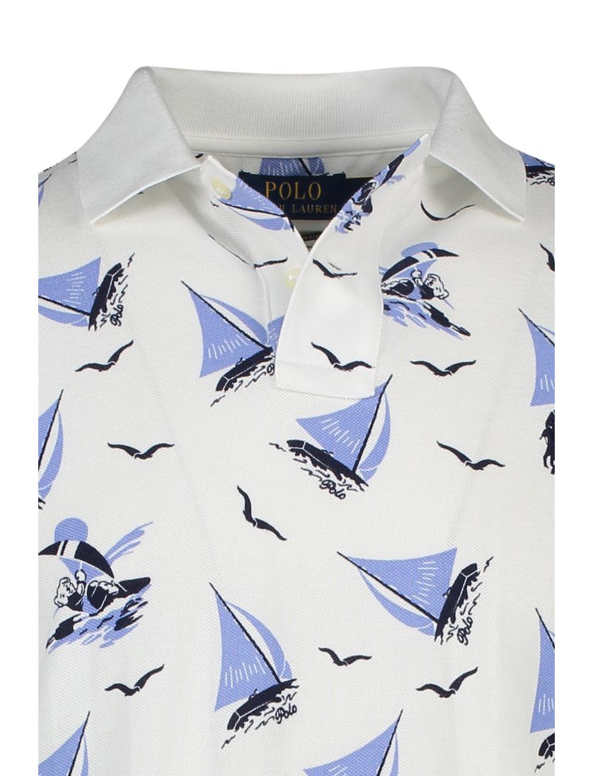 Ralph Lauren polo Custom Slim Fit met print