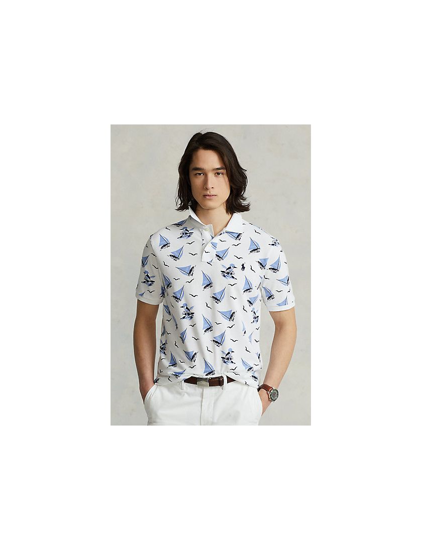 Ralph Lauren polo Custom Slim Fit met print