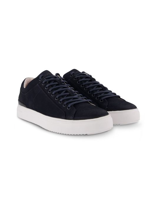 Sneakers Blackstone navy witte zool