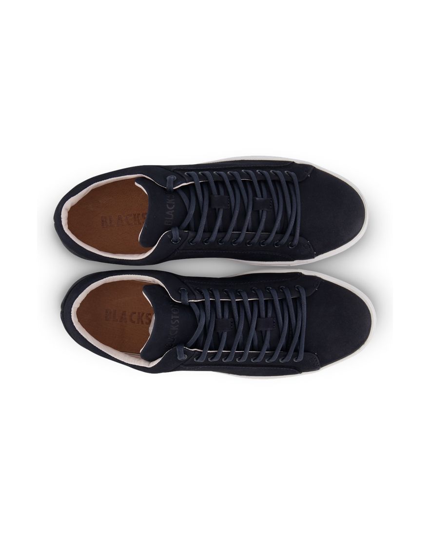 Sneakers Blackstone navy witte zool