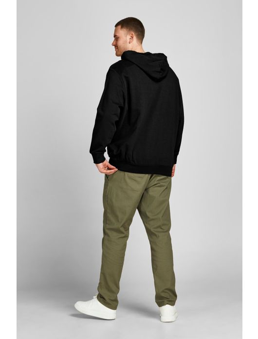 Hoodie zwart Jack & Jones Plus Size