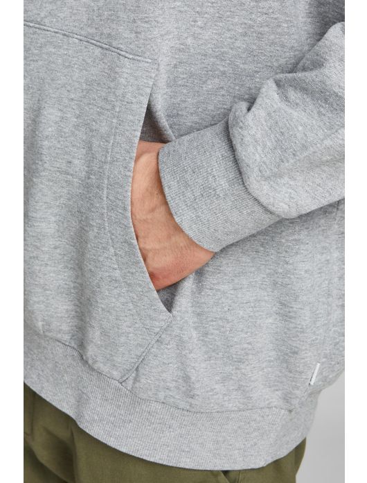 Jack & Jones Plus Size hoodie grijs gemeleerd