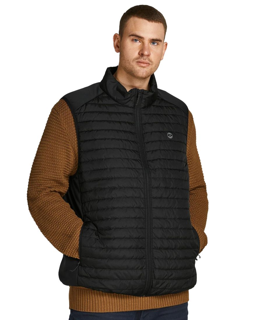 Jack & Jones Plus Size bodywarmer zwart