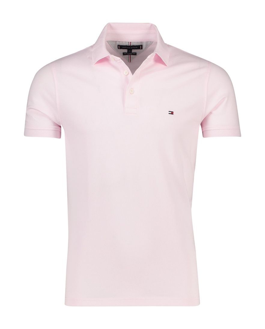 Polo Tommy Hilfiger Slim Fit lichtroze