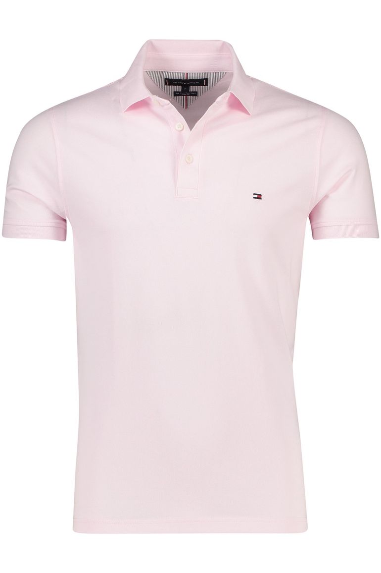 Polo Tommy Hilfiger Slim Fit lichtroze