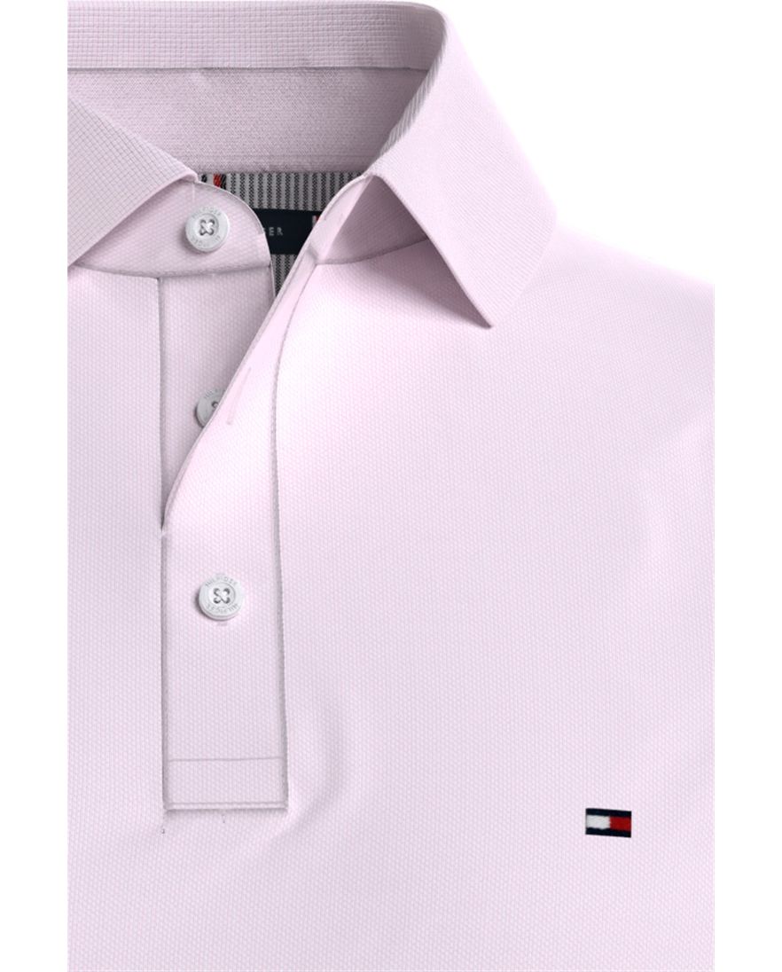 Polo Tommy Hilfiger Slim Fit lichtroze