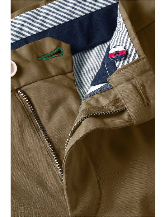 Big & Tall korte broek Tommy Hilfiger groen effen katoen