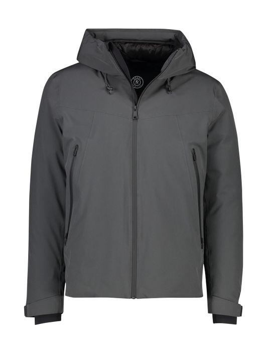 Winterjas Reset James metaal grijs met capuchon