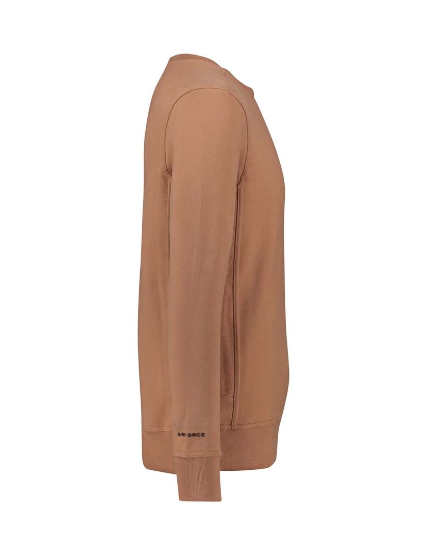 Airforce sweater bruin creme