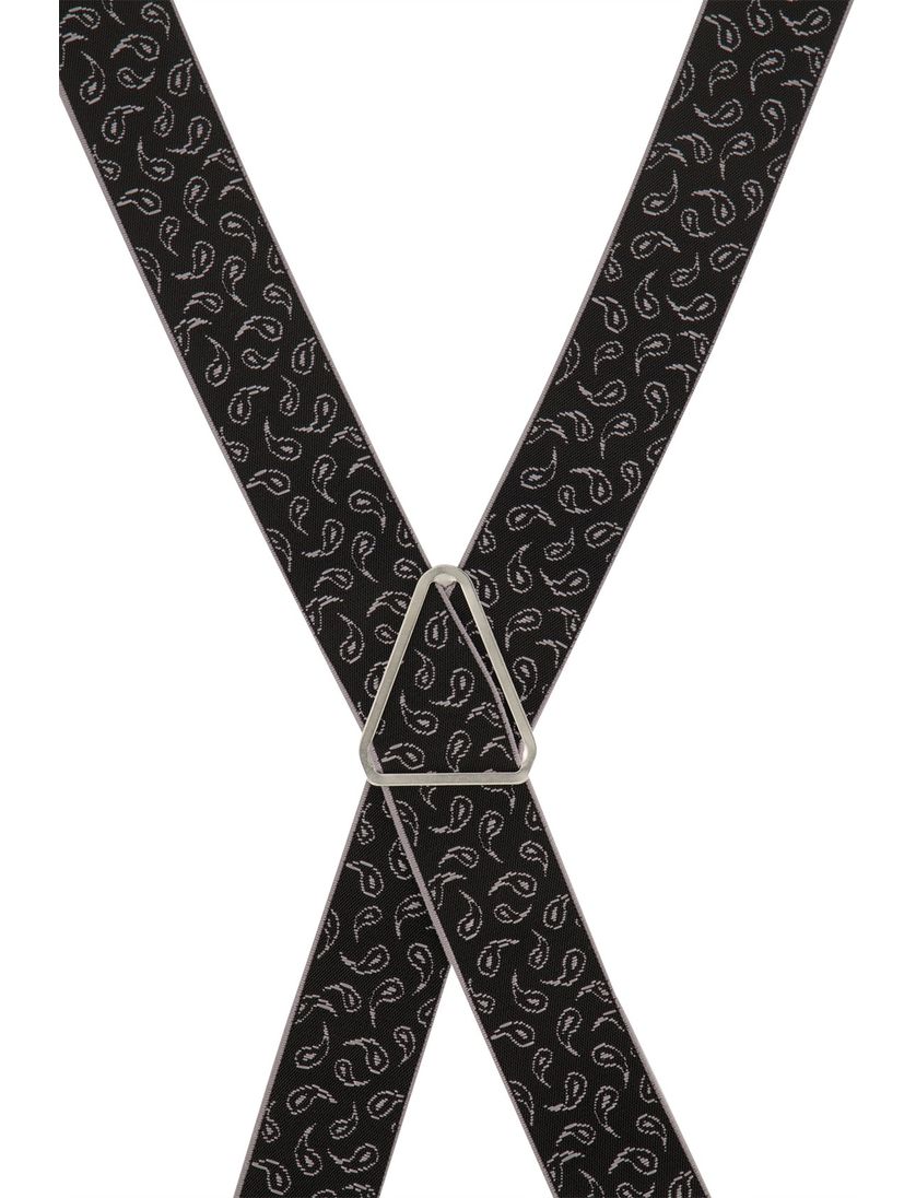 Lindenmann bretels zwart met print