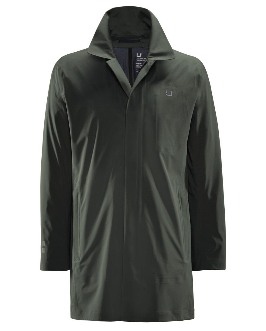 UBR zomerjas Sky Fall groen effen rits normale fit