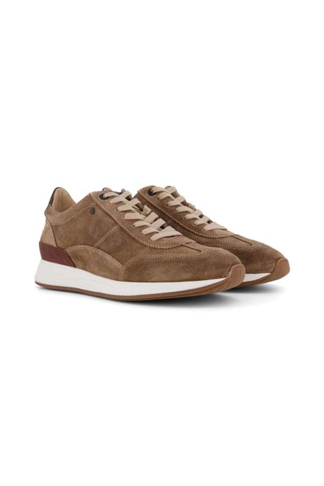 Floris van Bommel schoenen bruin suede