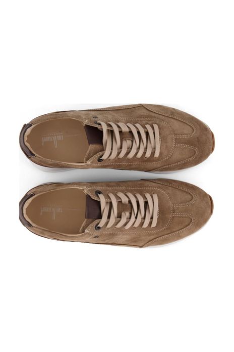Floris van Bommel schoenen bruin suede