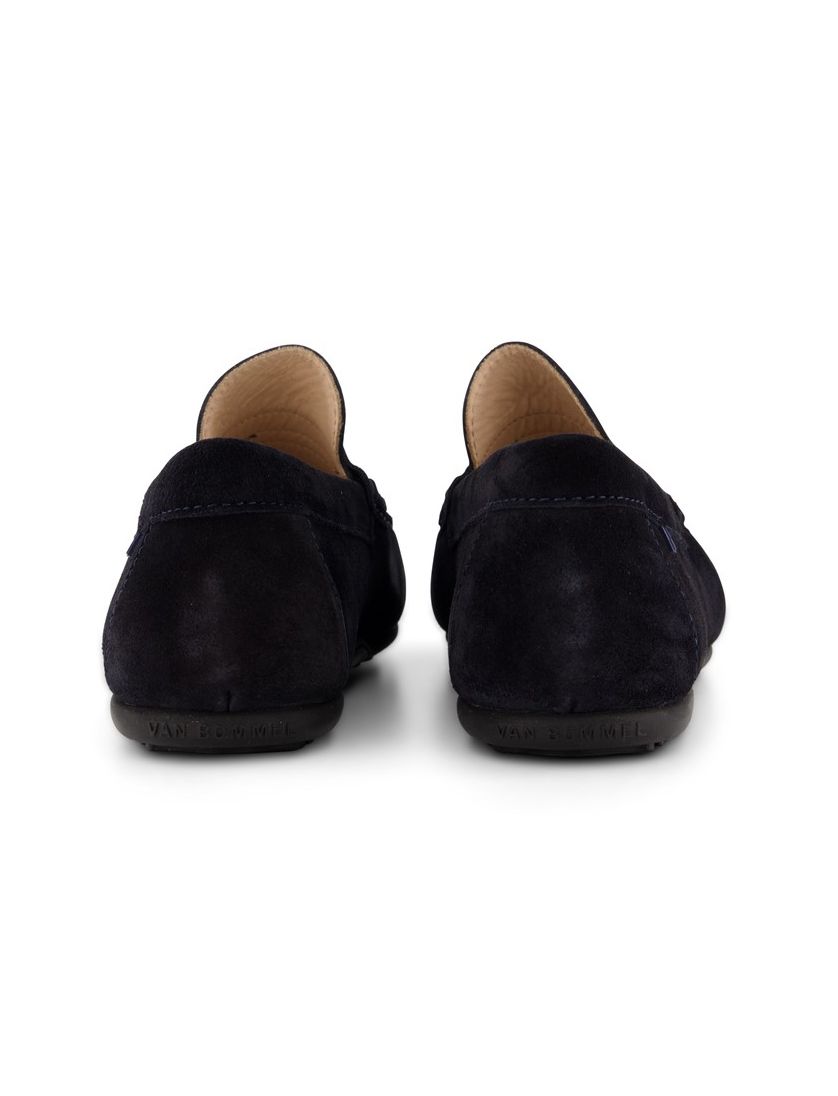 Floris van Bommel donkerblauwe bootschoenen