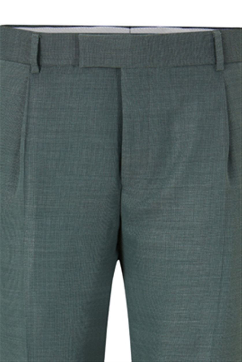 Strellson pantalon donkergroen gemeleerd