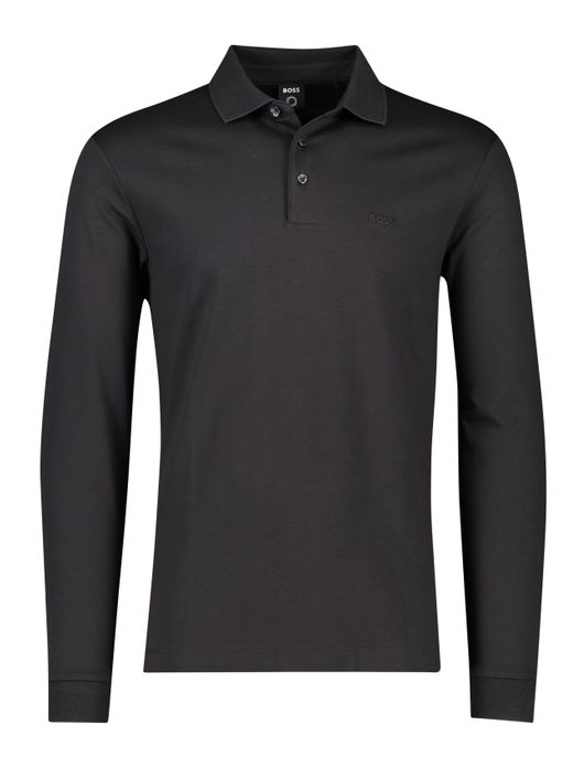 Hugo Boss Pado poloshirt effen zwart
