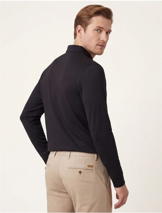 Hugo Boss Pado poloshirt effen zwart