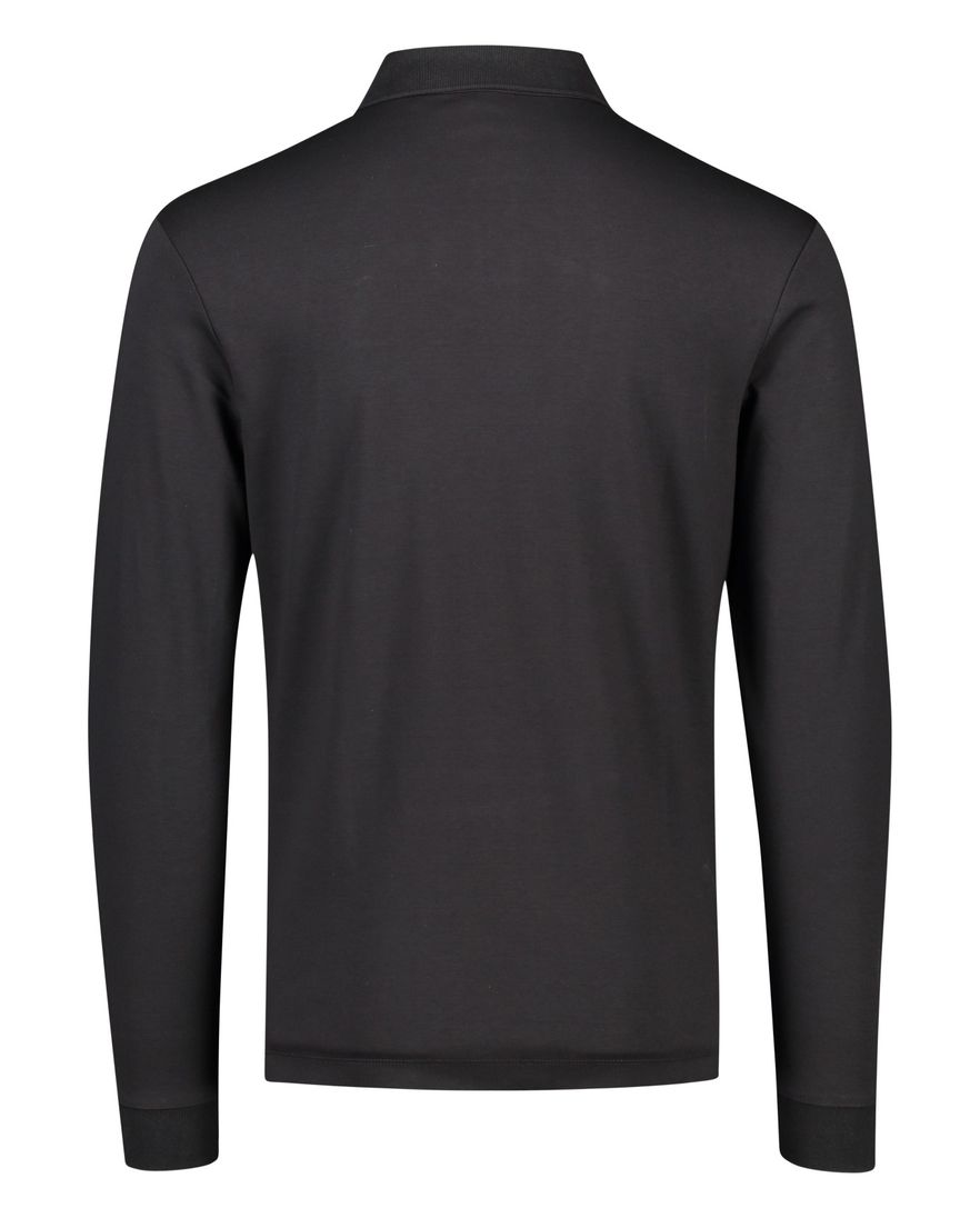 BOSS Pado polo regular fit zwart katoen