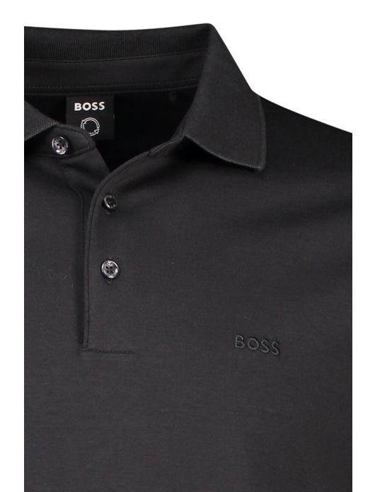 Hugo Boss Pado poloshirt effen zwart