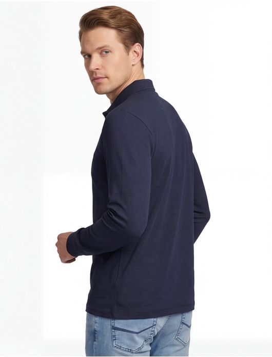 Poloshirt Pado Hugo Boss donkerblauw