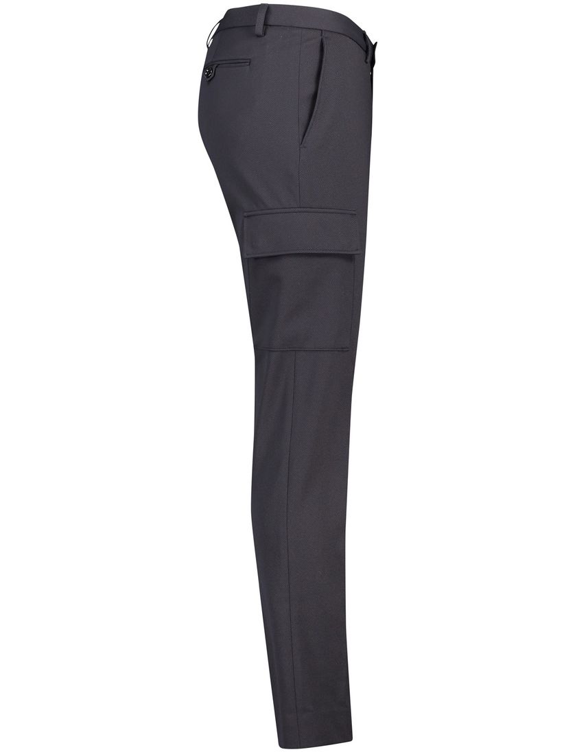 Cavallaro Pantalon cargo donkerblauw effen Fontana