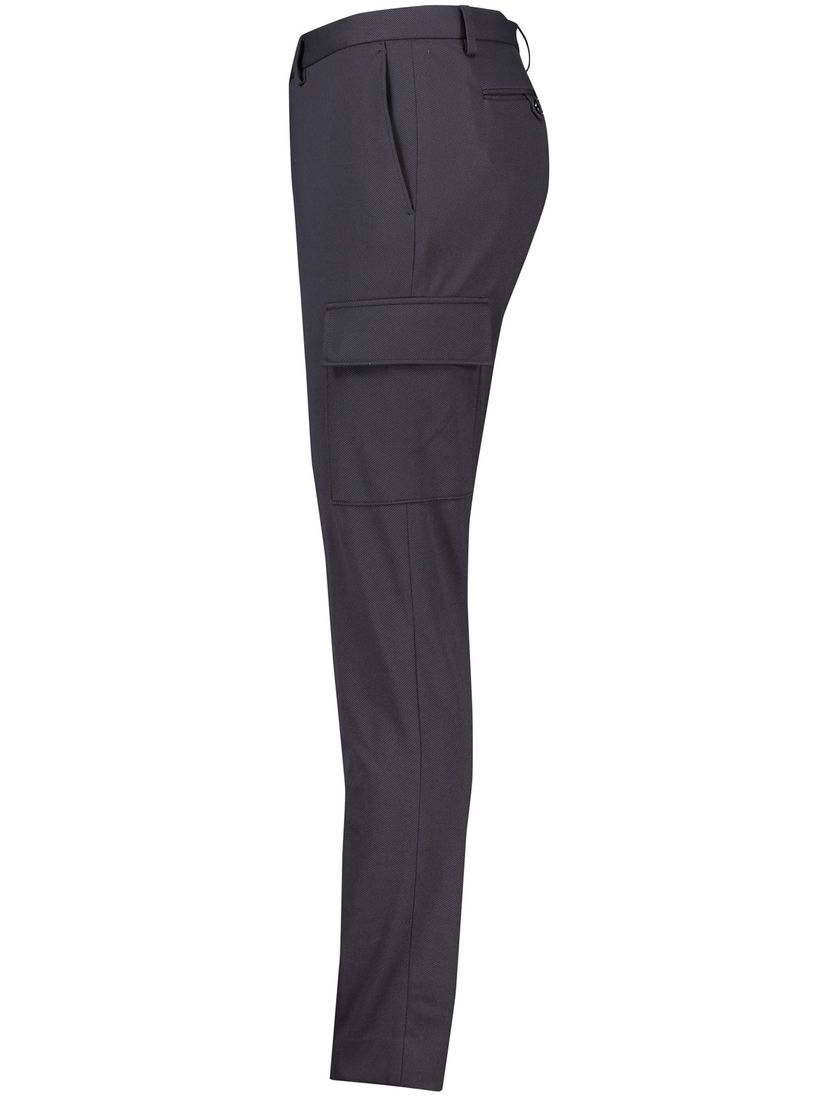 Cavallaro Pantalon cargo donkerblauw effen Fontana