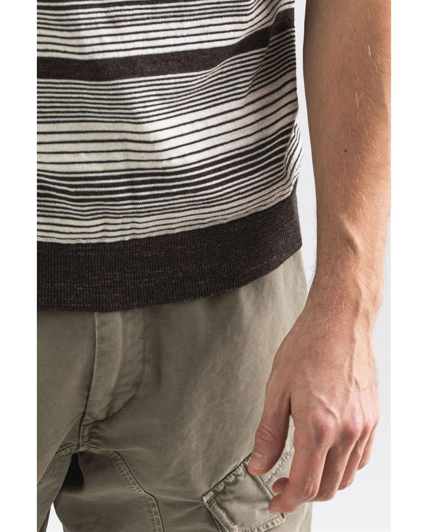 Butcher of Blue poloshirt korte mouw bruin