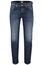 Butcher of Blue pantalon donkerblauw effen denim, katoen