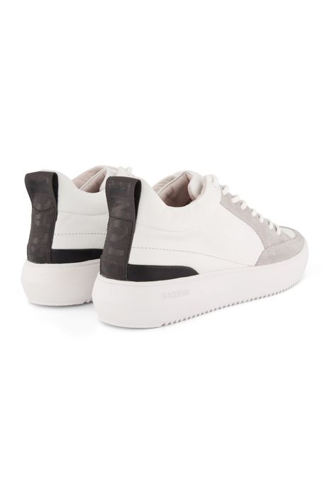Blackstone schoenen wit met grijze details