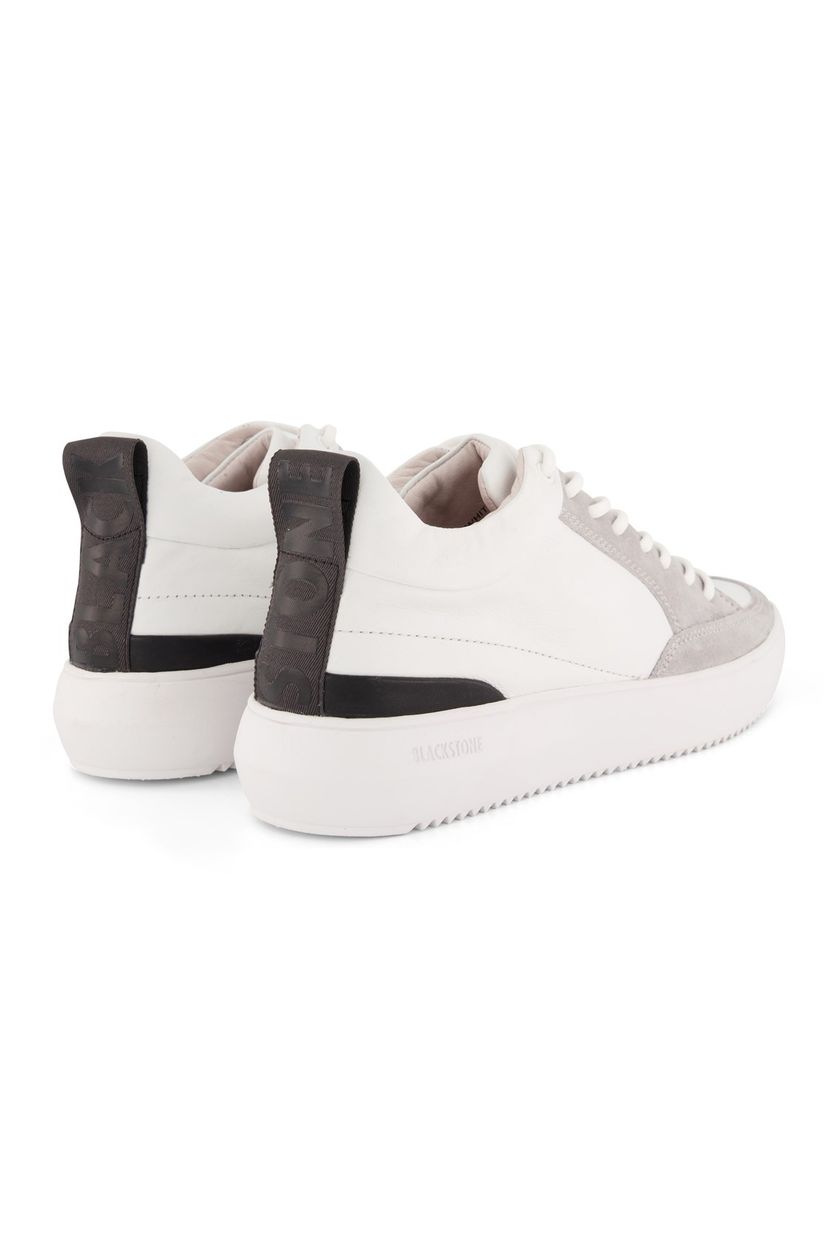Blackstone schoenen wit met grijze details
