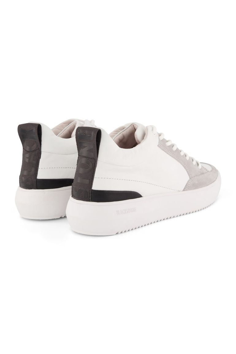 Blackstone schoenen wit met grijze details
