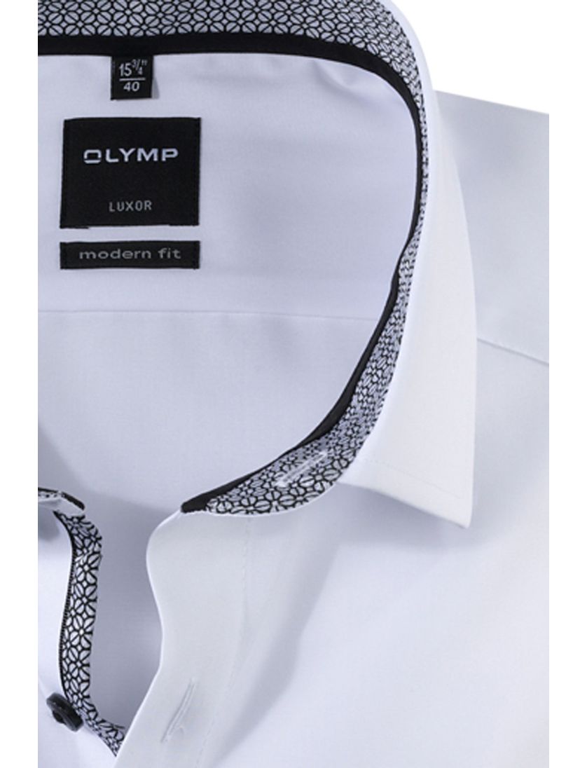 Olymp katoenen Luxor overhemd borstzak strijkvrij ml 7
