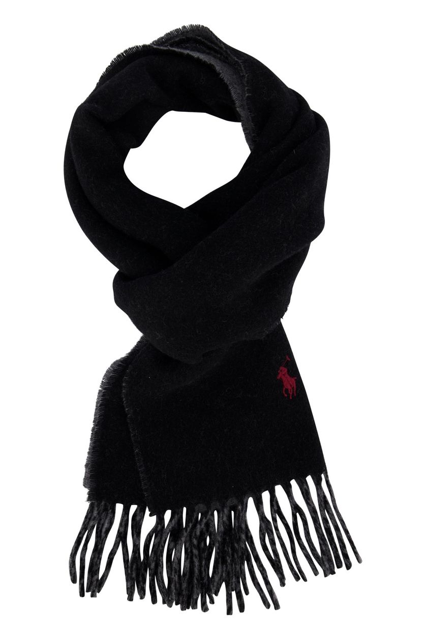 Ralph Lauren sjaal wol zwart